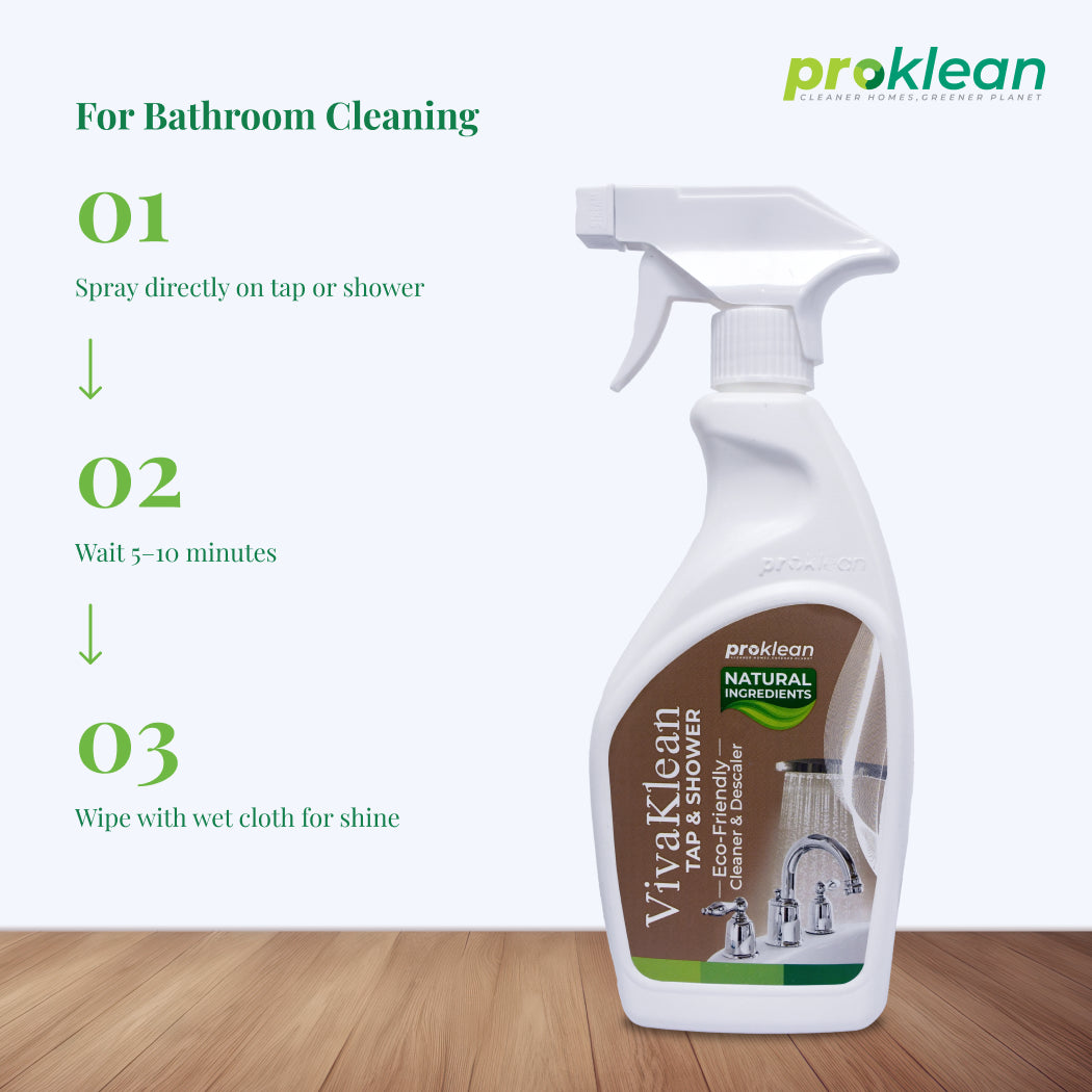 Vivaklean Eco-friendly Tap & Shower- Cleaner & Descaler 500 ml