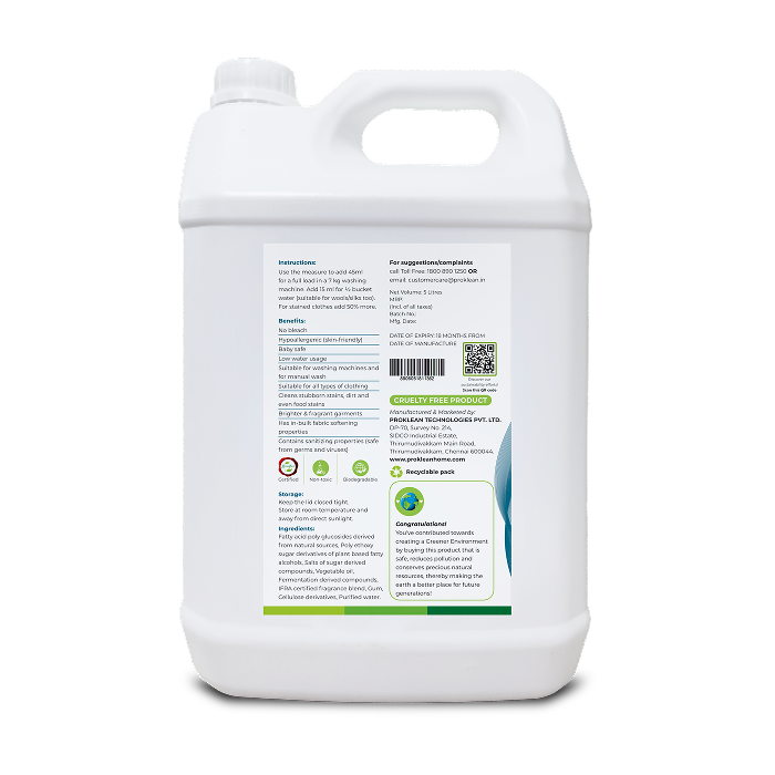 Profab - Ecofriendly Fabric Detergent and Sanitiser