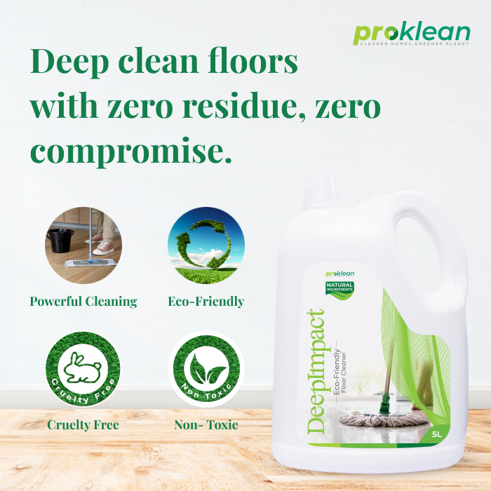 Deepimpact- Eco-Friendly Floor Cleaner and Sanitiser