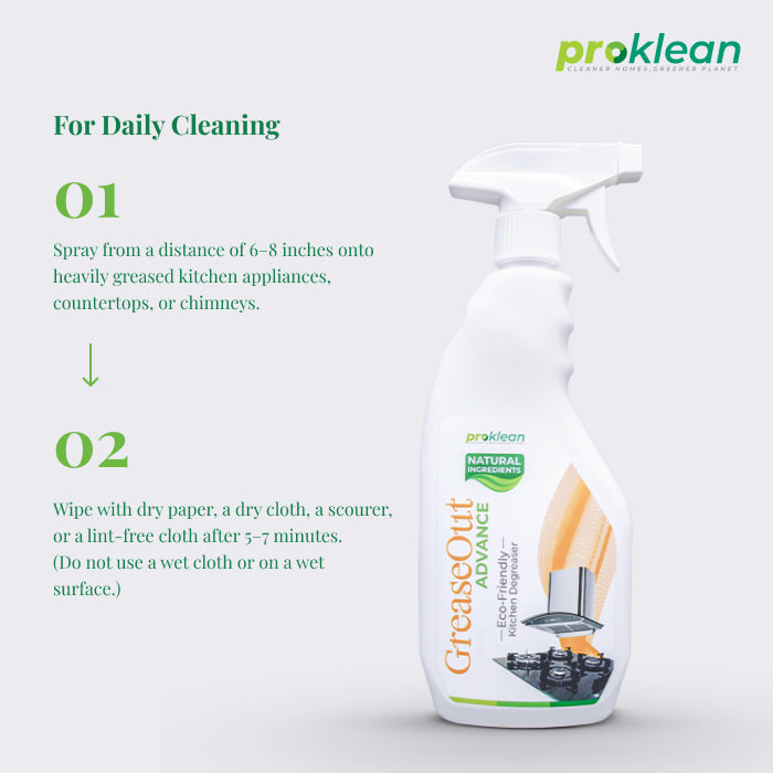 GreaseOut Advance - Ecofriendly Kitchen Degreaser (500 Ml Pack of 2)