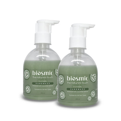 Proklean Biosmic Handwash – Gentle & Effective Cleansing, Removes Dirt & Bacteria Without Drying – Sulphate-Free, Non-Toxic, Bio-Based & Moisturizing, (250ml Pack of 2)