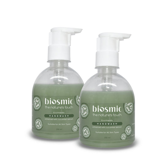 Proklean Biosmic Handwash – Gentle & Effective Cleansing, Removes Dirt & Bacteria Without Drying – Sulphate-Free, Non-Toxic, Bio-Based & Moisturizing, (250ml Pack of 2)