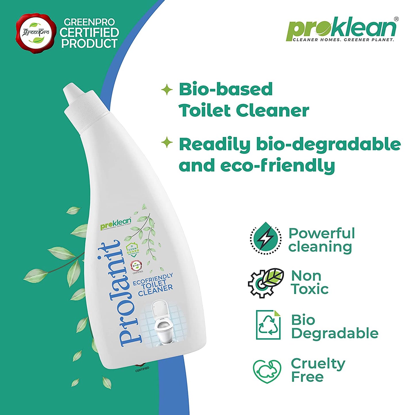 ProJanit - Eco-Friendly Toilet Cleaner (400Ml)