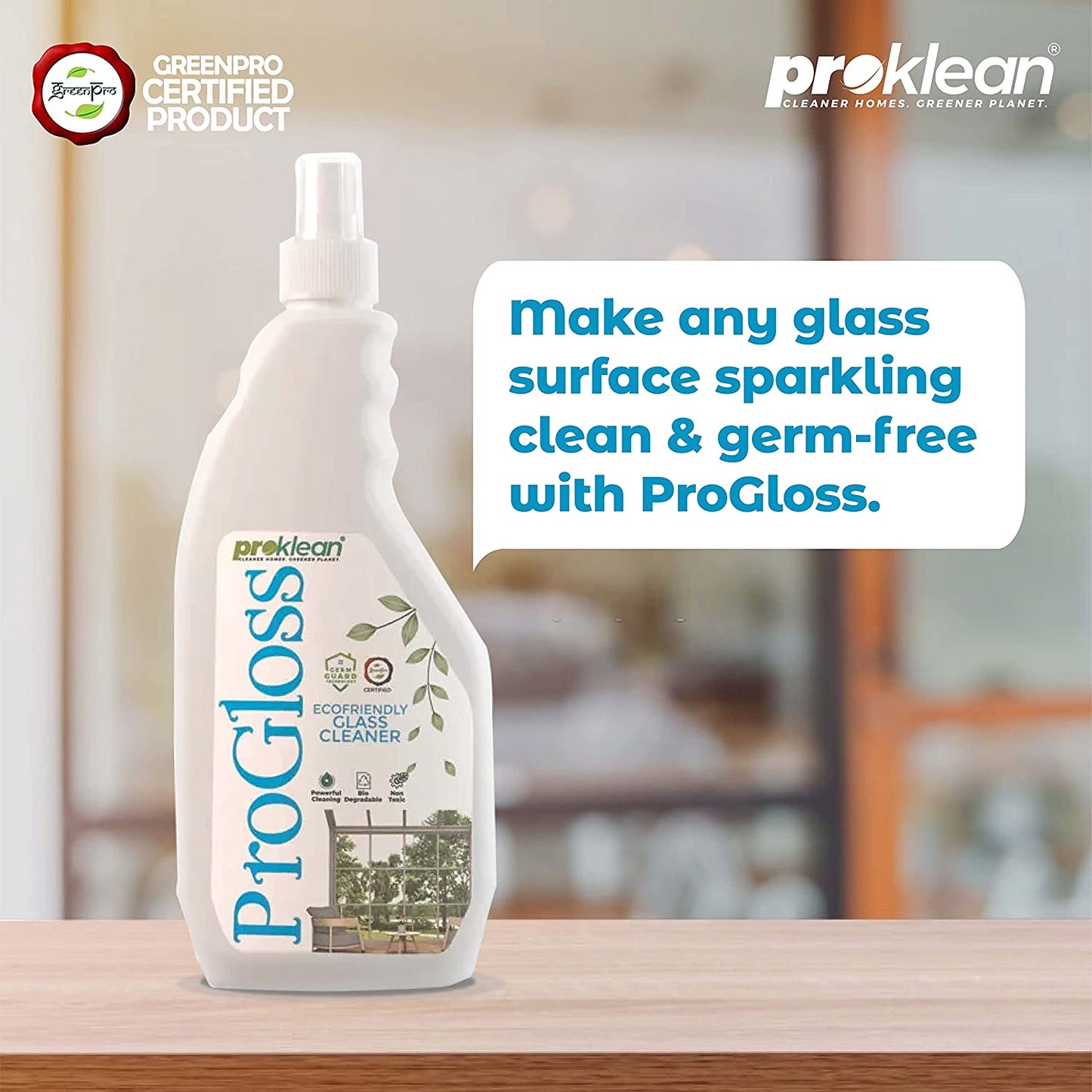 ProGloss - Ecofriendly Glass Cleaner (400 Ml)