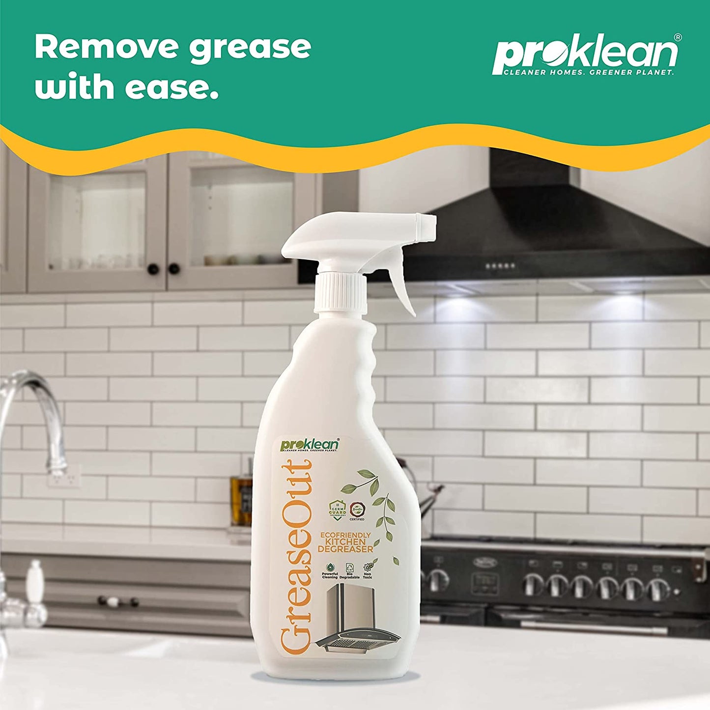 GreaseOut - Ecofriendly Kitchen Degreaser (500 Ml)