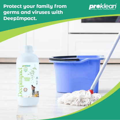 Deepimpact- Eco-Friendly Floor Cleaner and Sanitiser (1000 Ml, Pack of 2)