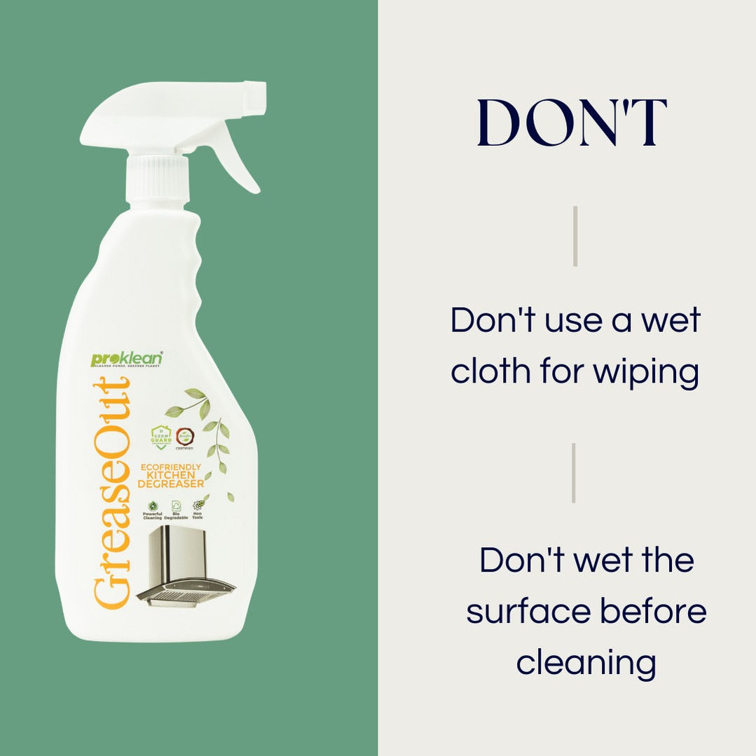 GreaseOut Ecofriendly Kitchen Degreaser (500 Ml Pack of 2) — Proklean